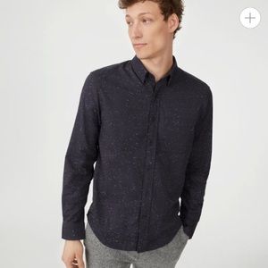 Slim fit button long sleeve shirt